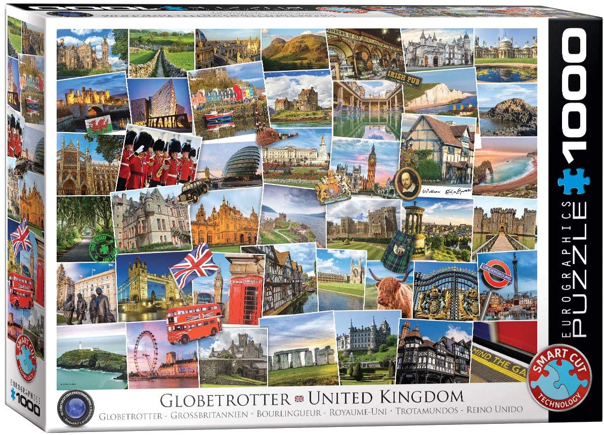 Globetrotter United Kingdom – 1000 Piece Jigsaw Puzzle (Eurographics)