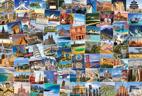 Globetrotter World – 2000 Piece Jigsaw Puzzle (Eurographics)