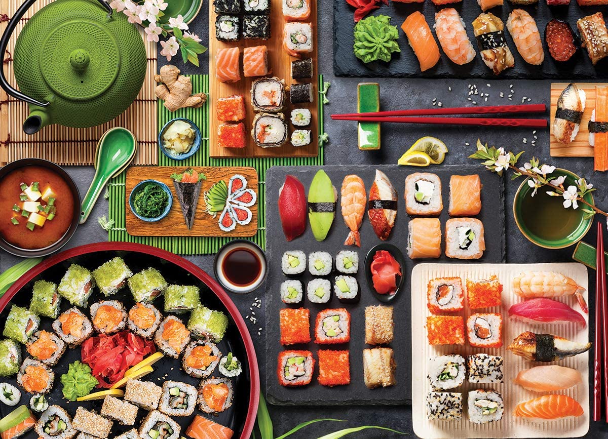 Sushi Table – 1000 Piece Jigsaw Puzzle (Eurographics)