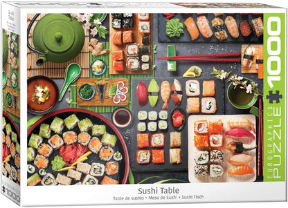 Eurographics - Sushi Table - 1000 Piece Jigsaw Puzzle