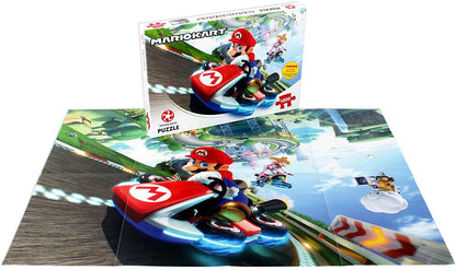 Winning Moves Mario Kart Funracer - 1000 Piece Jigsaw Puzzle