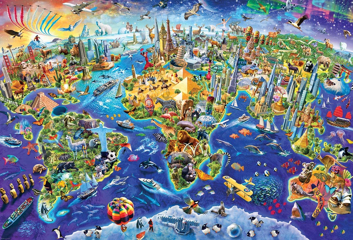 Crazy World – 2000 Piece Jigsaw Puzzle (Eurographics)