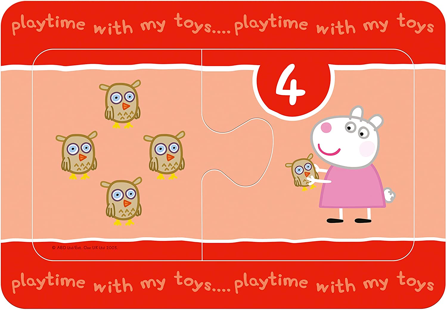 Peppa Pig 9 x 2 – 2 Piece Jigsaw Puzzle (Ravensburger)