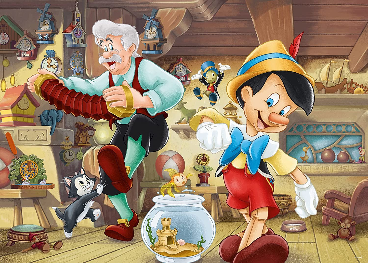 Disney Collector's Edition Pinocchio – 1000 Piece Jigsaw Puzzle (Ravensburger)