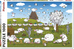Sheep on Paradise – 1000 Piece Jigsaw Puzzle (Piatnik) - Completed Puzzle
