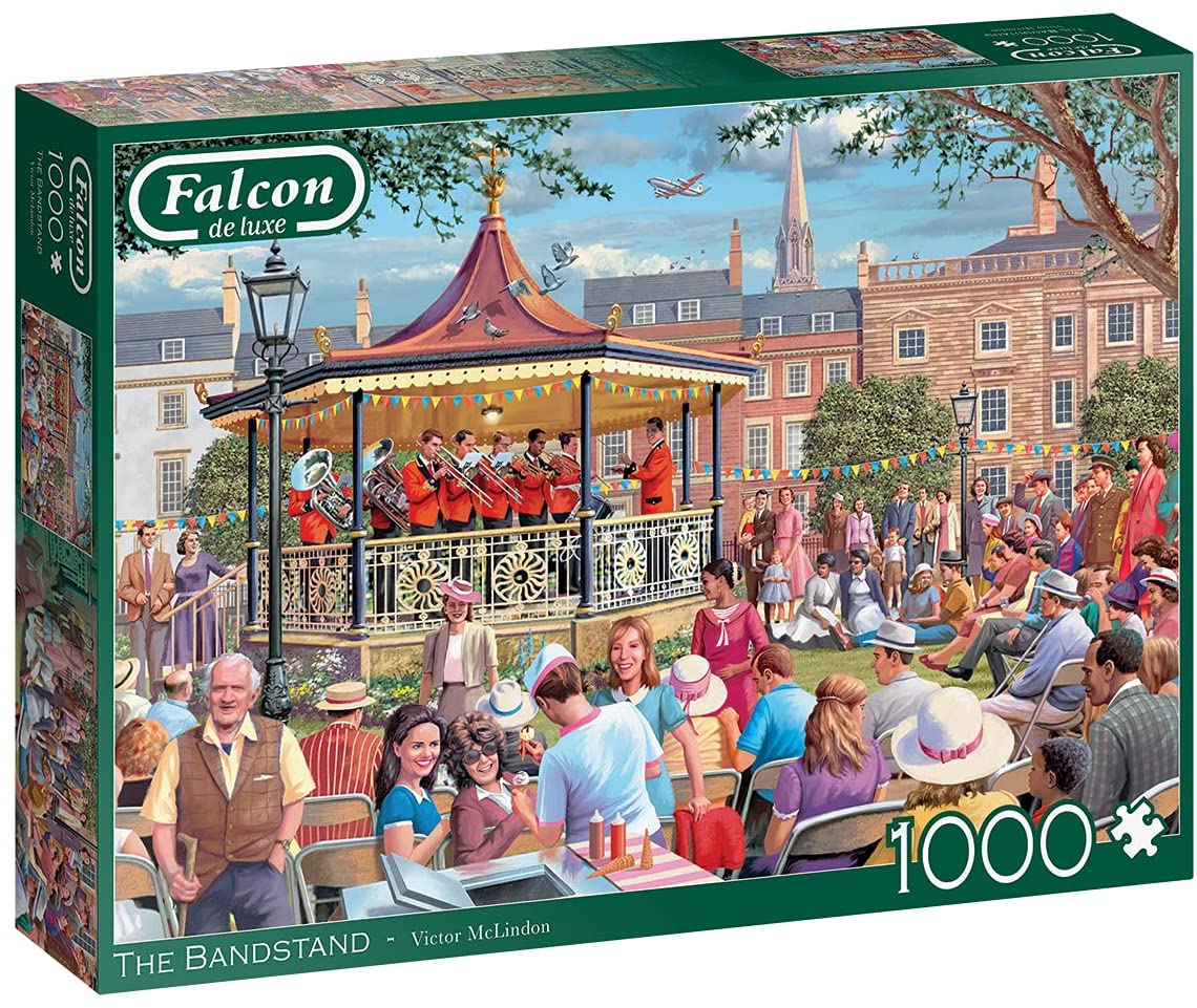 The Bandstand – 1000 Piece Jigsaw Puzzle (Falcon De Luxe)