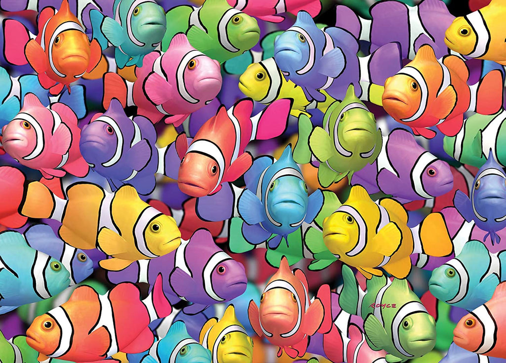 Double-Trouble Clownfish – 500 Piece Jigsaw Puzzle (Cheatwell)