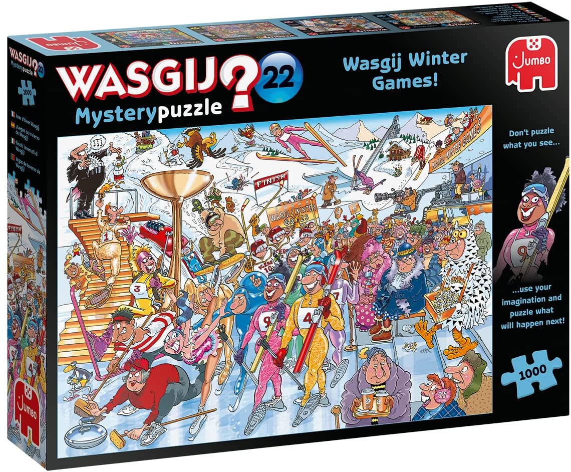 Wasgij Mystery 22 - Winter Games - 1000 Piece Jigsaw Puzzle