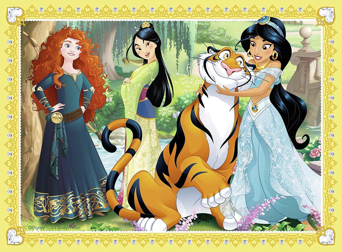 Ravensburger - Disney Princess 4 in a Box -  12, 16, 20, 24 Piece Jigsaw Puzzles