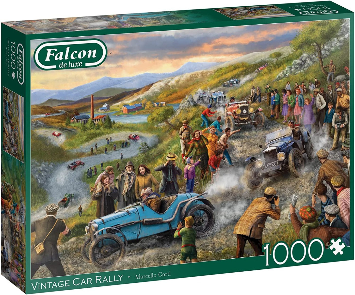 Vintage Car Rally – 1000 Piece Jigsaw Puzzle (Falcon De Luxe)