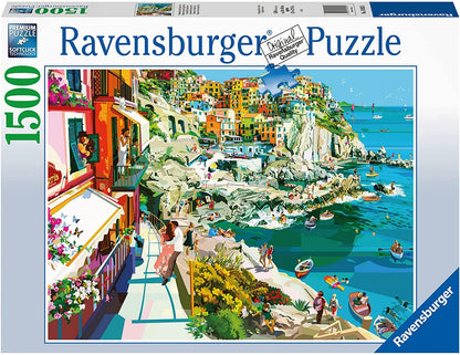 Ravensburger - Romance in Cinque Terre - 1500 Piece Jigsaw Puzzle