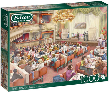 Falcon De Luxe -  The Bingo Hall - 1000 Piece Jigsaw Puzzle