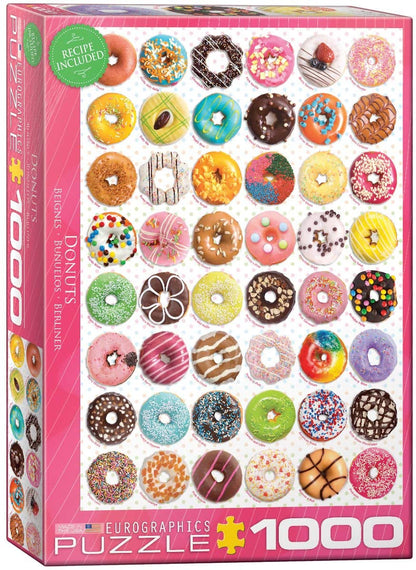 Eurographics - Donuts Tops - 1000 Piece Jigsaw Puzzle