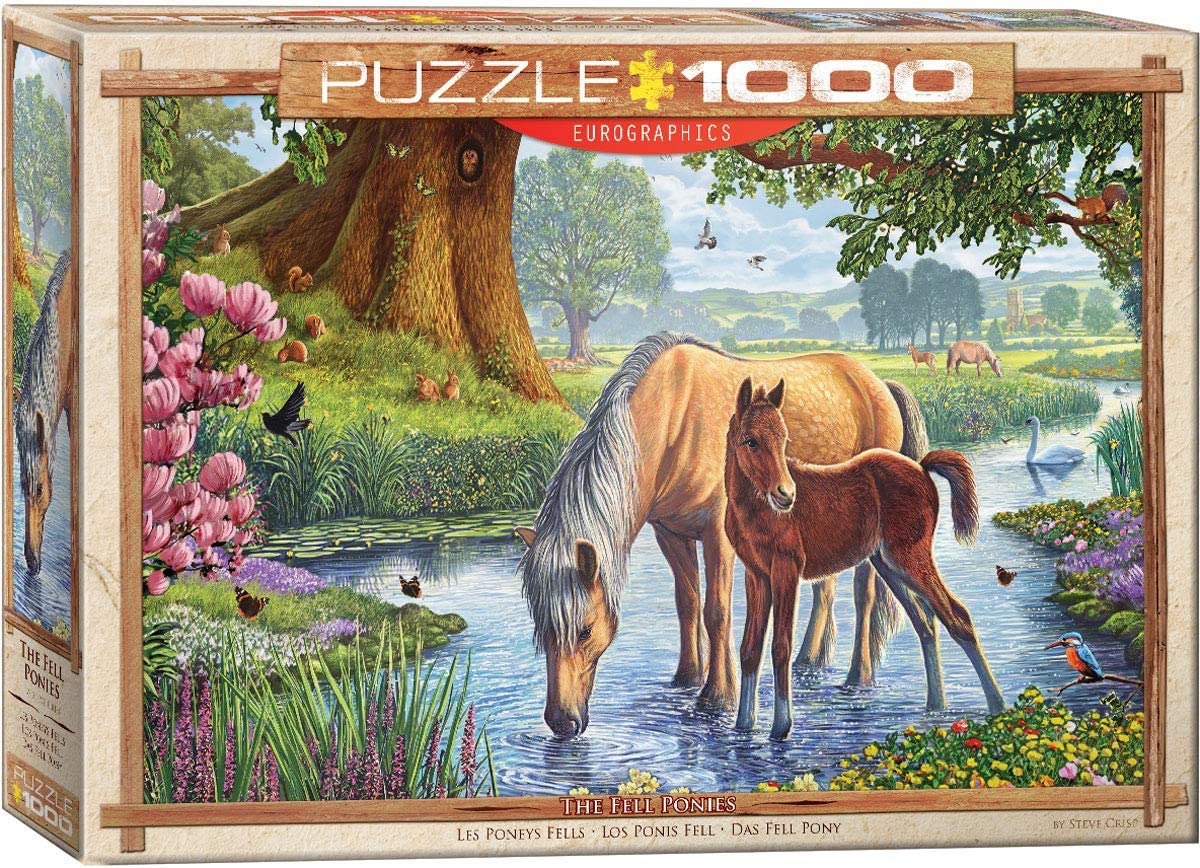 Eurographics - The Fell Ponies by Steve Crisp - 1000 Piece Jigsaw Puzzle
