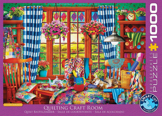 Eurographics - Patchwork Craft Room - 1000 Piece Jigsaw Puzzle