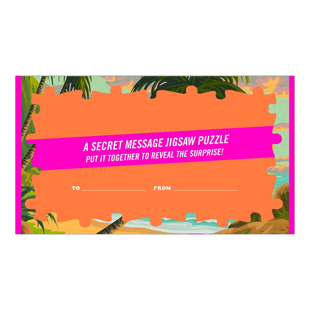 Knock Knock Hbd2u Message Puzzle – Jigsaw Puzzle (Galison)