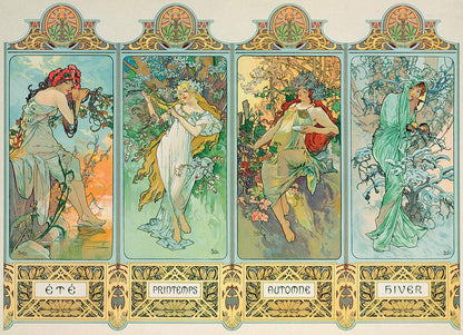 Eurographics - Mucha Alfons: Four Seasons - 1000 Piece Jigsaw Puzzle