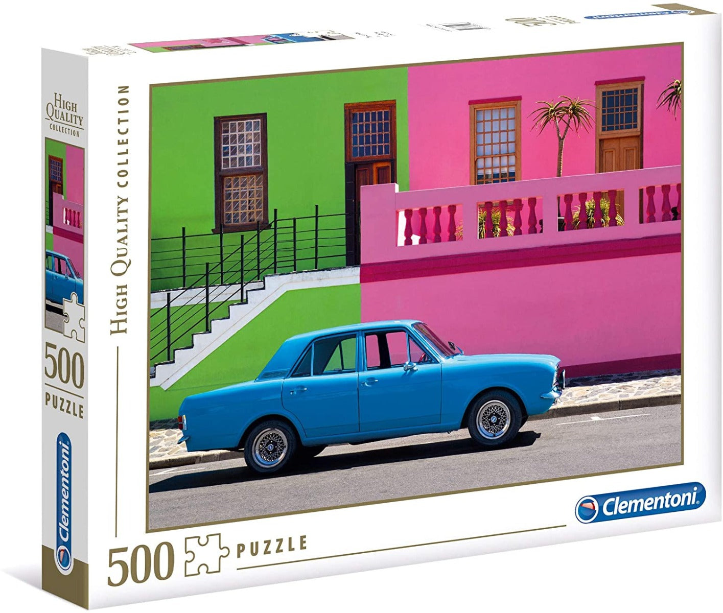 Clementoni - The Blue Car - 500 Piece Jigsaw Puzzle