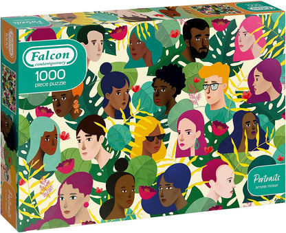 Falcon Contemporary - Portraits -  1000 Piece Jigsaw Puzzle