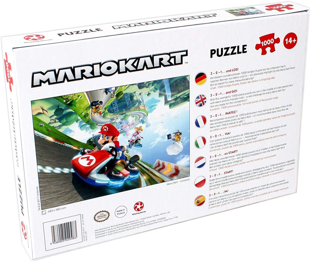 Mario Kart Funracer – 1000 Piece Jigsaw Puzzle (Winning Moves)