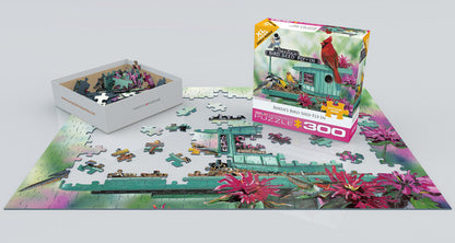 Eurographics 8300-0604 Janine Grende: Bertie's Bird Seed Fly-In 300 piece jigsaw puzzle