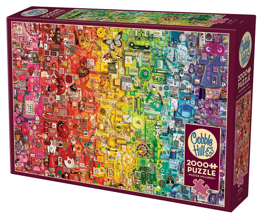 Cobble Hill - Rainbow - 2000 Piece Jigsaw Puzzle