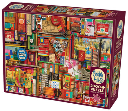 Cobble Hill - Vintage Art Supplies - 2000 Piece Jigsaw Puzzle
