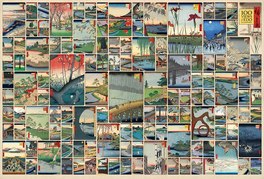 Cobble Hill - 100 Famous Views of Edo - 2000 Piece Jigsaw Puzzle