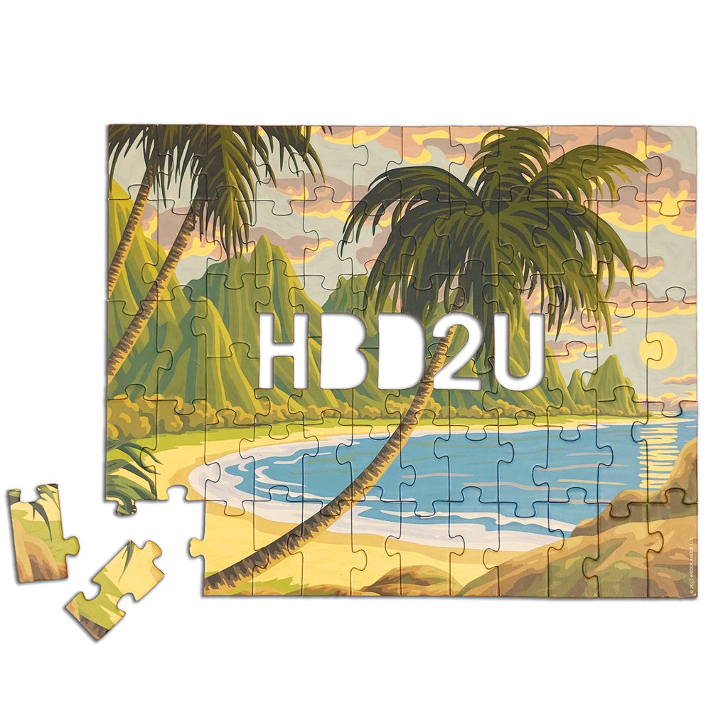 Knock Knock Hbd2u Message Puzzle – Jigsaw Puzzle (Galison)