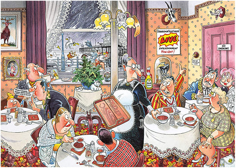 Wasgij Retro Mystery 4: Live Entertainment – 1000 Piece Jigsaw Puzzle (Wasgij)