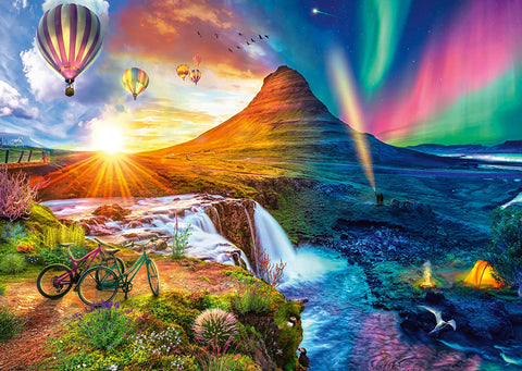 Iceland Night & Day by Lars Stewart – 1000 Piece Jigsaw Puzzle (Schmidt)