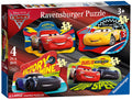 Ravensburger Disney Pixar Cars 3, 4 Large Shaped Jigsaw Puzzles (10,12,14,16pc)