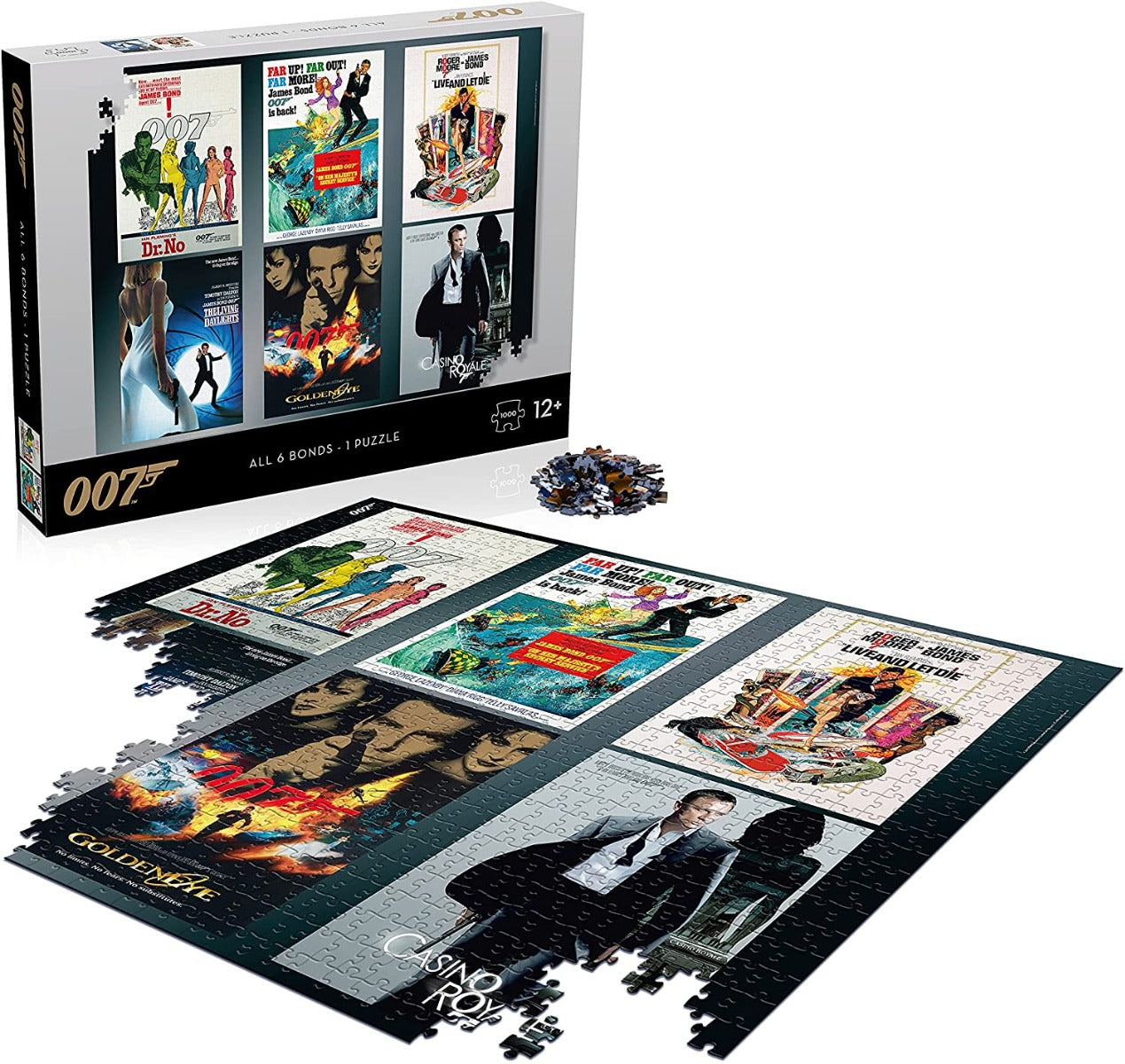 James Bond Movie Poster – 1000 Piece Jigsaw Puzzle (Winning Moves)