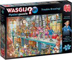 Wasgij Mystery 21: Trouble Brewing! – 1000 Piece Jigsaw Puzzle (Wasgij)