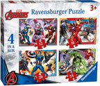 Avengers Assemble 4 in a Box – 12, 16, 20, 24 Piece Jigsaw Puzzles (Ravensburger)