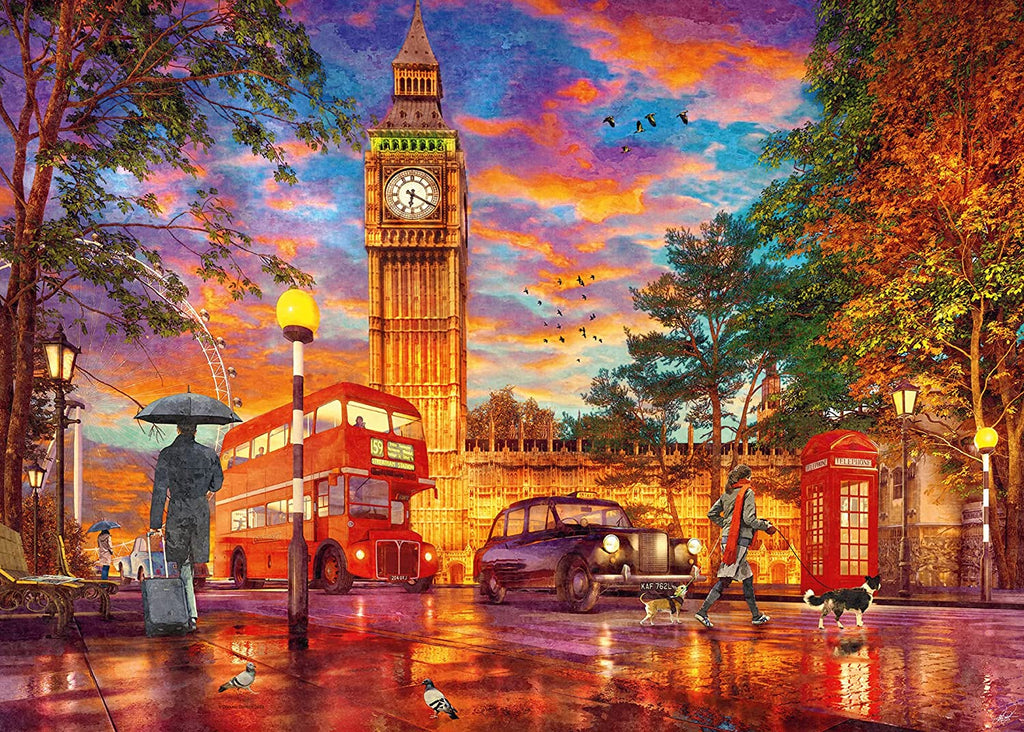 London Sunset At Parliament Square – 1000 Piece Jigsaw Puzzle (Ravensburger)