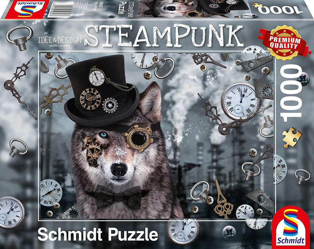 Steampunk Wolf – 1000 Piece Jigsaw Puzzle (Schmidt)