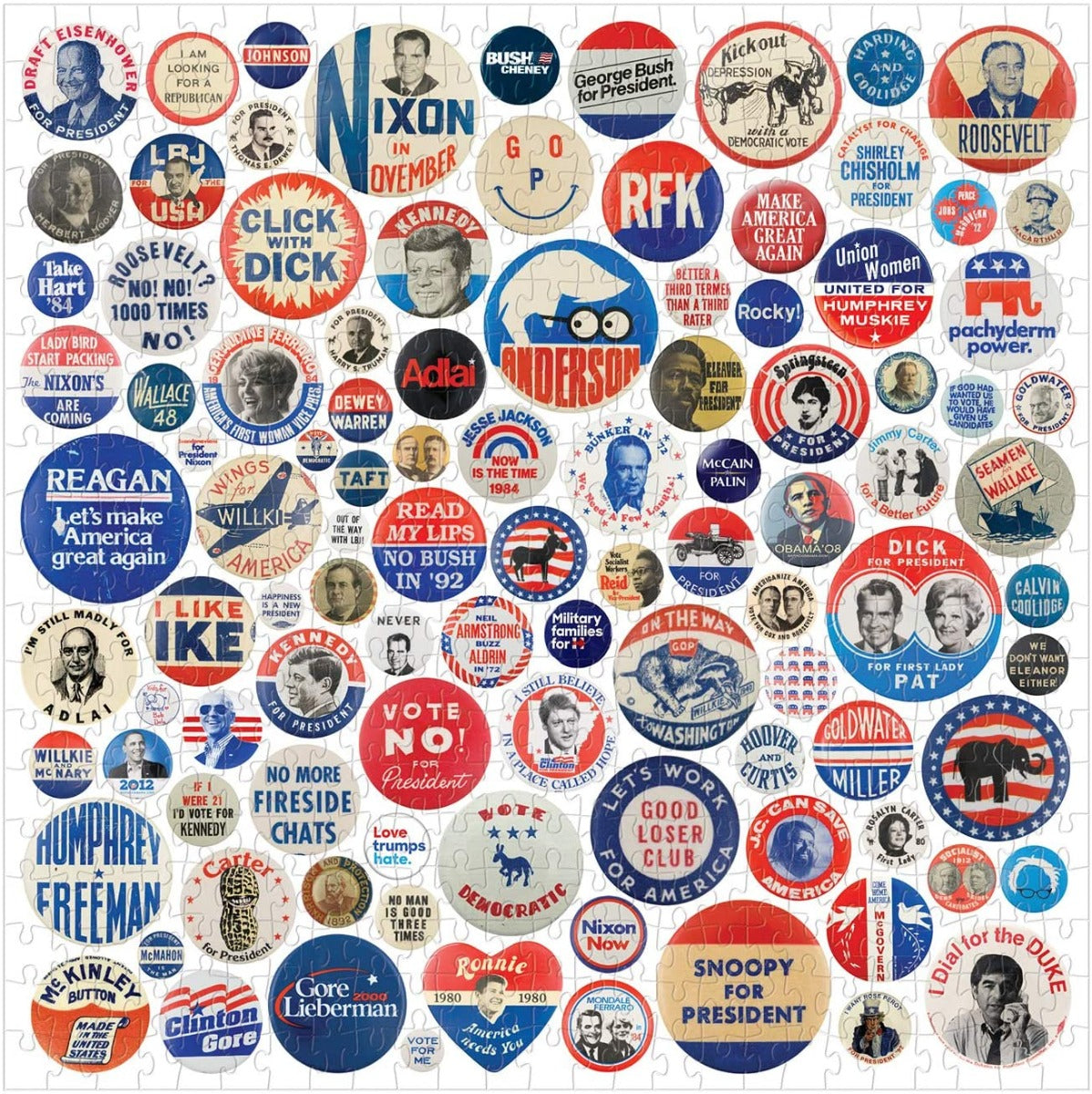 Button Up America – 500 Piece Jigsaw Puzzle (Galison)