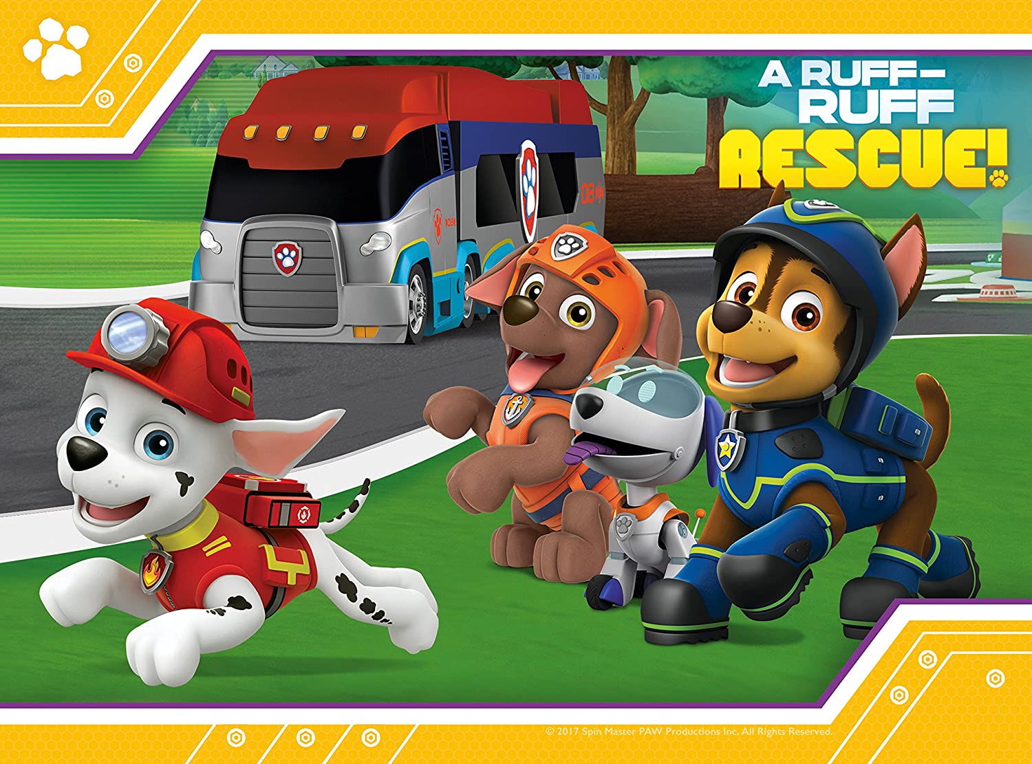 Paw Patrol 4 in a Box – 12, 16, 20, 24 Piece Jigsaw Puzzles (Ravensburger)