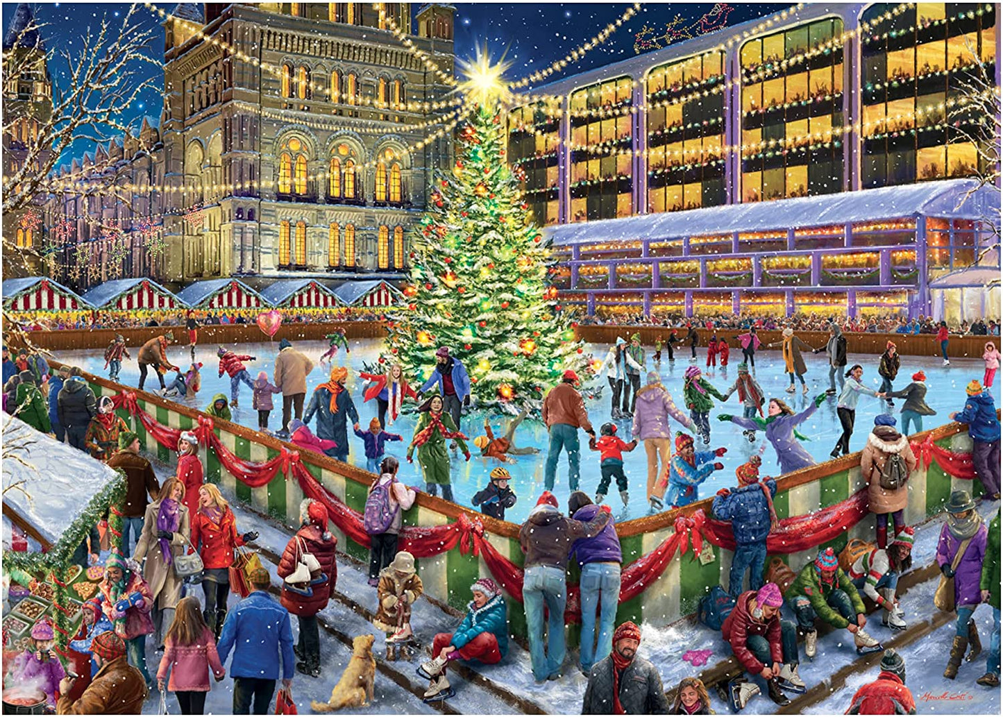 Falcon De Luxe - The Ice Rink - 1000 Piece Jigsaw Puzzle