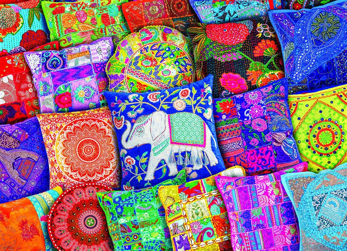 Eurographics - Indian Pillows - Yellowknife - 1000 Piece Jigsaw Puzzle