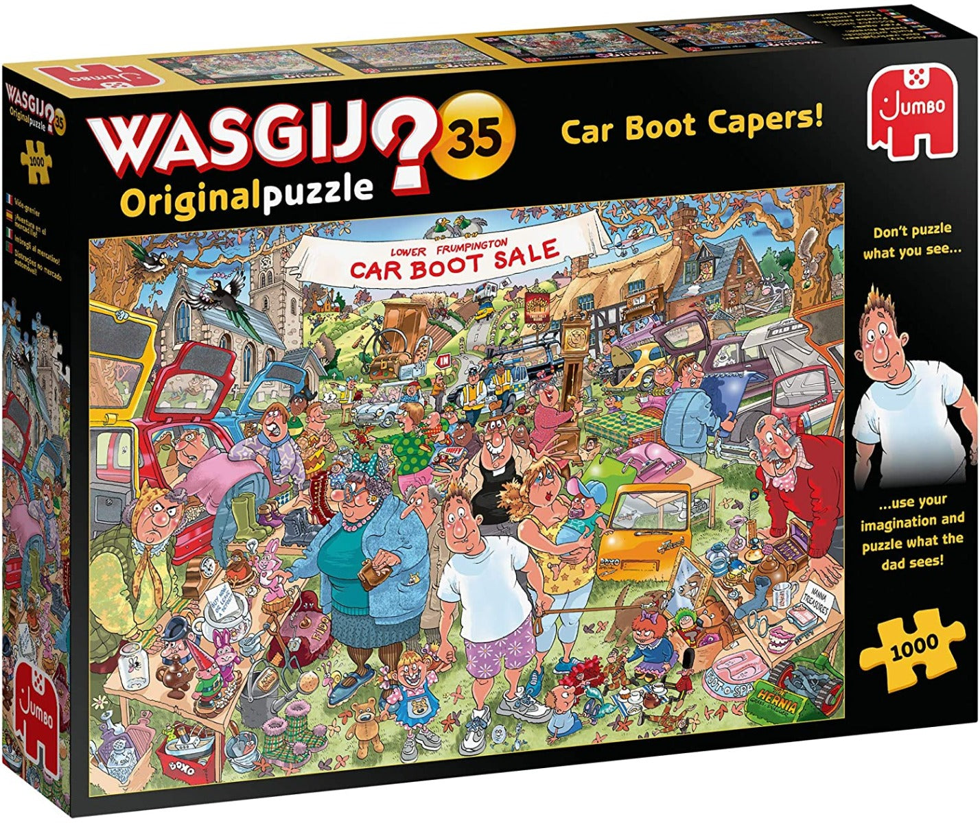 Wasgij Original 35: Car Boot Capers – 1000 Piece Jigsaw Puzzle (Wasgij)