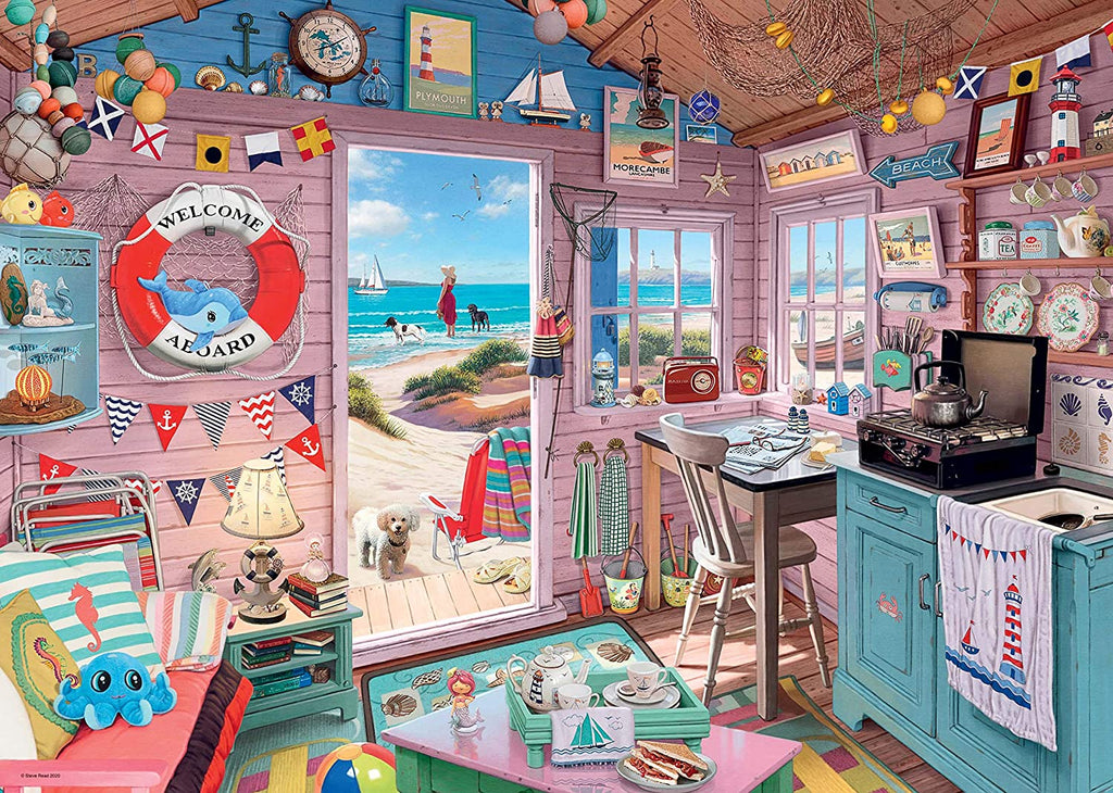 The Beach Hut – 1000 Piece Jigsaw Puzzle (Ravensburger)