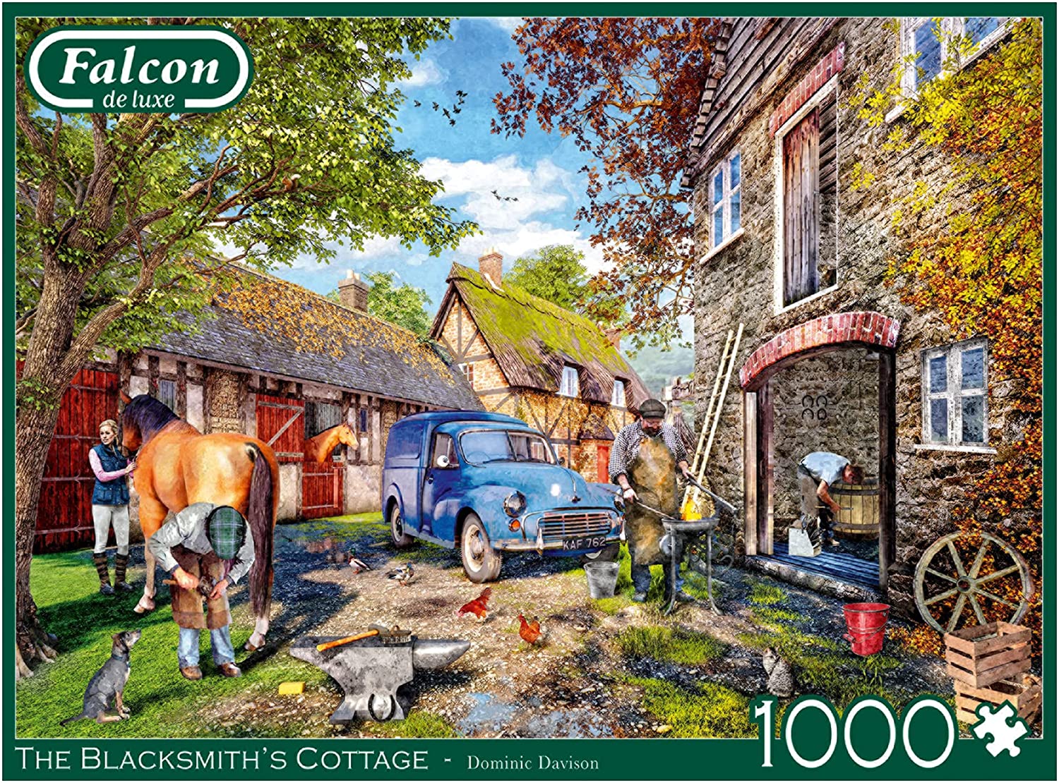 The Blacksmiths Cottage – 1000 Piece Jigsaw Puzzle (Falcon De Luxe)