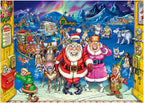 Wasgij Christmas 17: Elf Inspection – 2 x 1000 Piece Jigsaw Puzzles (Wasgij)