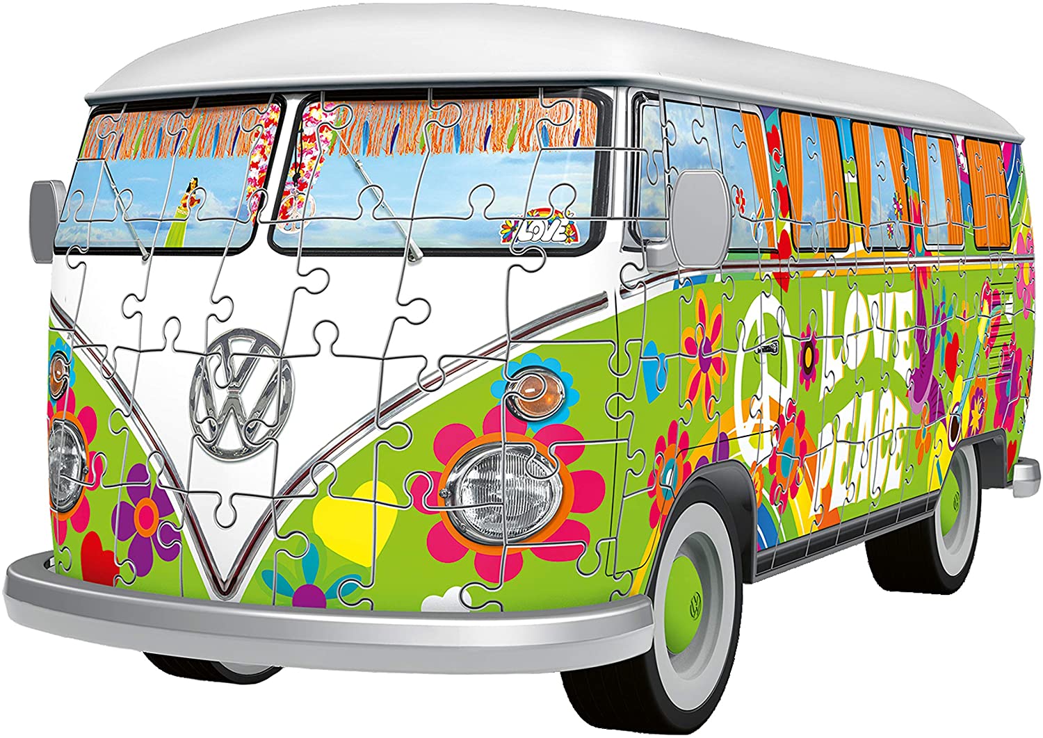 VW Camper Van Woodstock 50th Anniversary – 162 Piece Jigsaw Puzzle (Ravensburger)