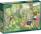 Woodland Wildlife – 1000 Piece Jigsaw Puzzle (Falcon De Luxe)