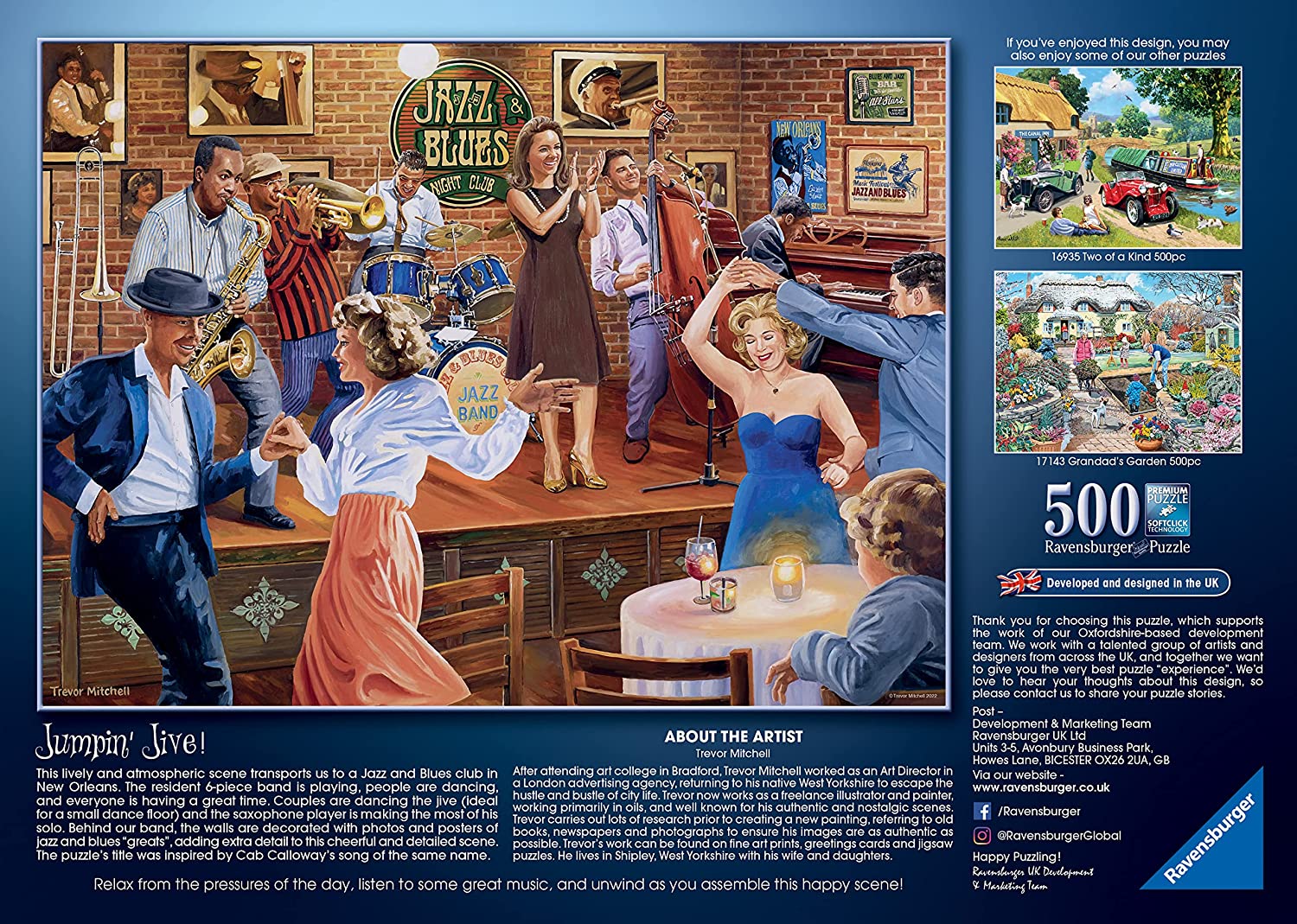 Jumpin' Jive! – 500 Piece Jigsaw Puzzle (Ravensburger)