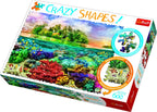 Crazy Shapes: Tropical Island – 600 Piece Jigsaw Puzzle (Trefl)