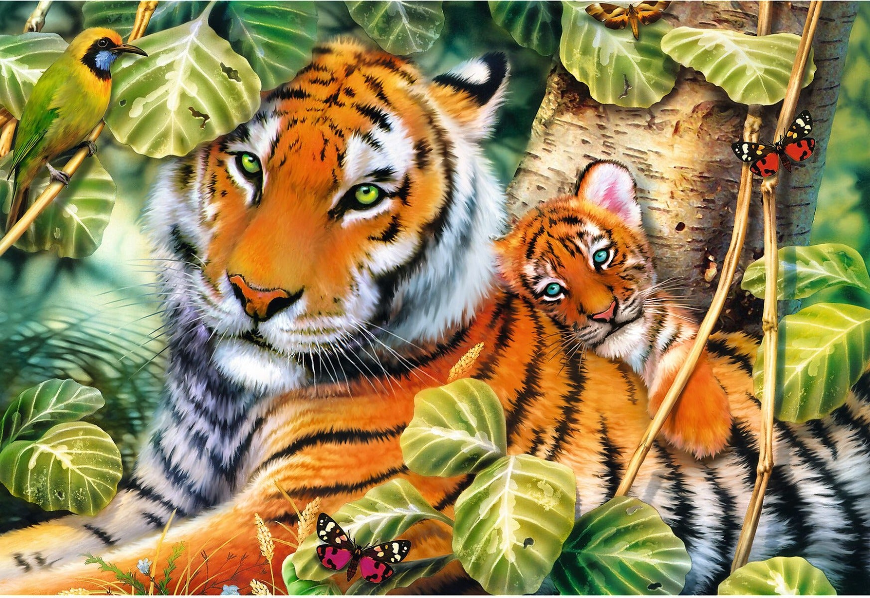 Two Tigers – 1500 Piece Jigsaw Puzzle (Trefl)
